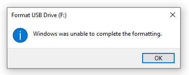 Default Formatter Error