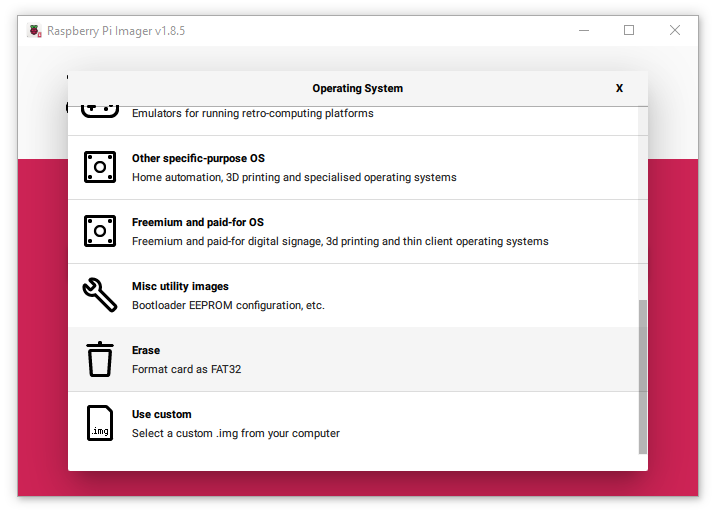 RPi Imager Formatter